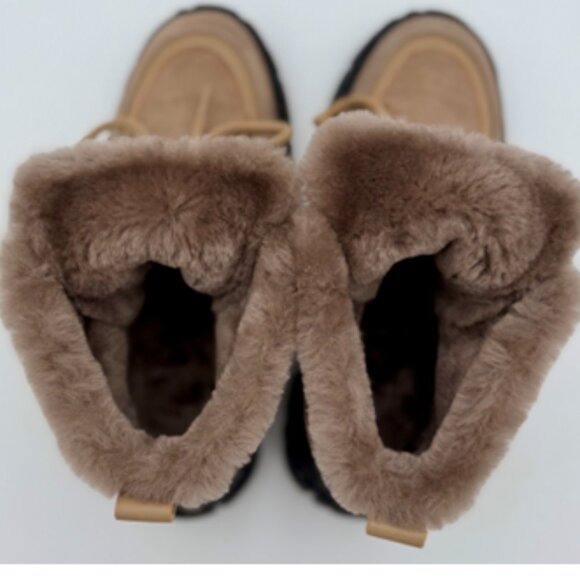 Fendi Tan and Black Ankle Boots - Picture 10 of 12